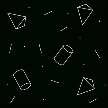 Linear geometric  pattern Stock Illustration