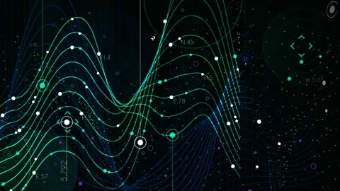 Linear graph showing statistics data growth, analytical indicator animation Stock Footage 121607522