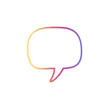 Linear Hand drawn Speech Bubble, Rectangle Distorted Circle and Square Blank  Stock Illustration