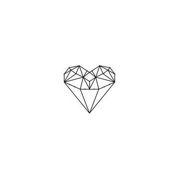 Linear heart sign icon. Vector illustration eps 10 Stock Illustration