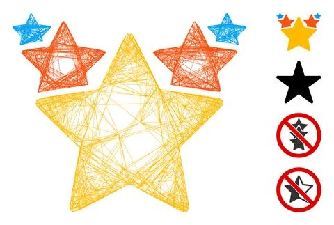 Linear Hit Parade Vector Mesh 스톡 일러스트