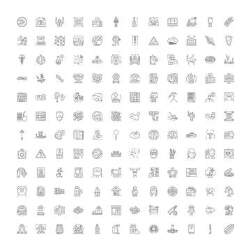 Linear icons set for web and mobile イラスト素材