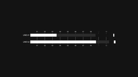 Linear illustration infographic Stock Footage 107077963
