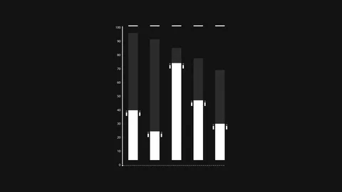 Linear illustration infographic Stock Footage 107077969