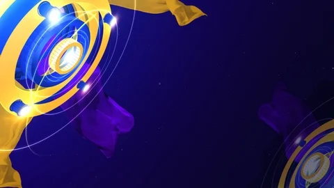 Linear Interlude At The Core. movement in a square tunnel. Stock Footage 104161234