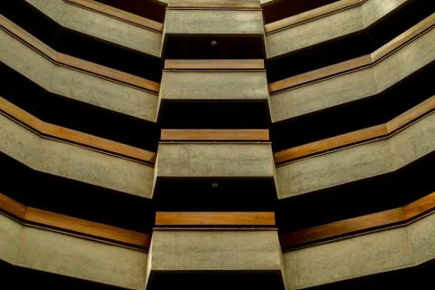 Linear internal architecture Stock Photos