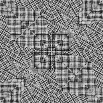Linear Intricate Geometric Seamless Pattern 스톡 일러스트