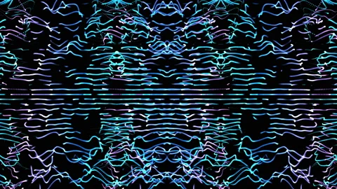 Linear kaleidoscope Stock Footage 135083981