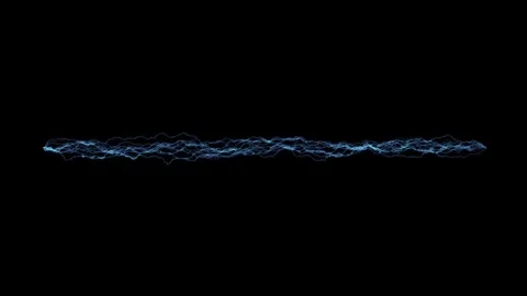 Linear Lightning Direct Laser Beam Spark Strike Atmospheric Layer Against Black Stock Footage 339080862
