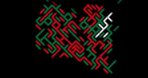 Linear Motion Graphics Libya Country Map Stock Footage 324628426