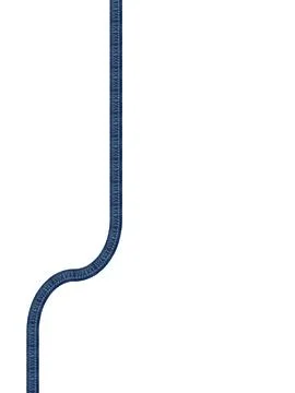 Linear movements of jeans texture on white background Stock Photos