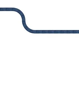 Linear movements of jeans texture on white background Stock Photos