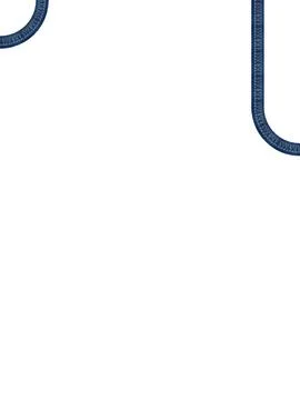 Linear movements of jeans texture on white background Stock Photos