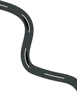 Linear movements of the pattern on a white background 스톡 일러스트