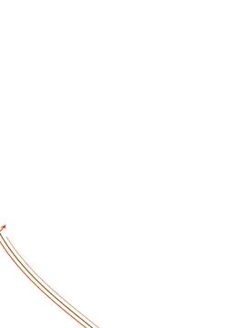 Linear movements of the pattern on a white background 스톡 일러스트