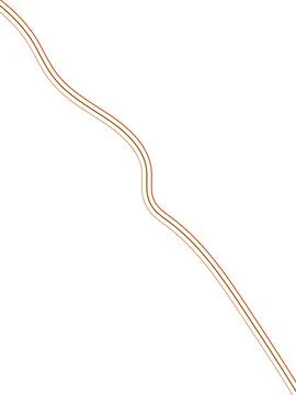 Linear movements of the pattern on a white background 스톡 일러스트