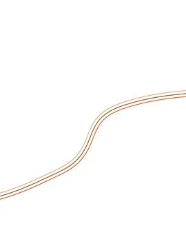 Linear movements of the pattern on a white background イラスト素材