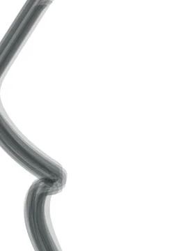 Linear movements of the pattern on a white background 스톡 일러스트