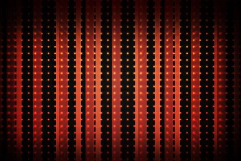 Linear pattern in black and red Illustrazione stock