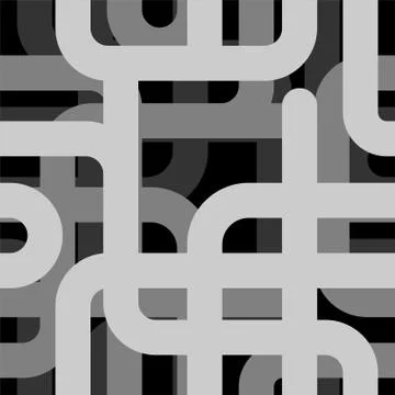Linear pattern seamless. Line abstract background. Vector illustration 库存插图