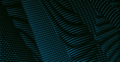 Linear reticulated stripes background with gradient and crooked moire effect. Stock Illustration