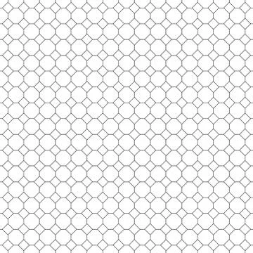 Linear seamless pattern made with lines,rhombus, squares and octagon. Stock-Illustration