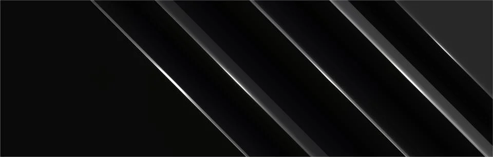 Linear, shiny layers on a black background. Vector background Stock Illustration