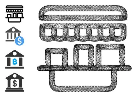 Linear Shop Vector Mesh イラスト素材