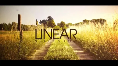 Linear Slideshow After Effects stock