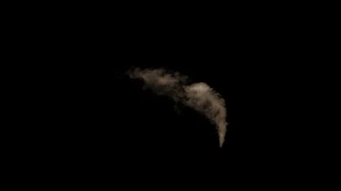 Linear smoke effect on alpha background,... | Stock Video | Pond5
