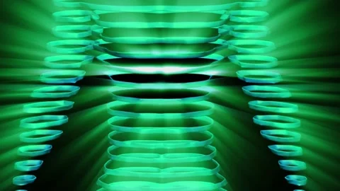 Linear, stripped 3d man, rendered as contour slices . 3d animation Stock Footage 132307367