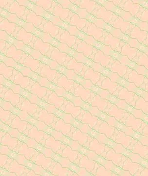 Linear texture backdrop line art with coral pink, soft petal, honeydew, apple gr Stock Illustration