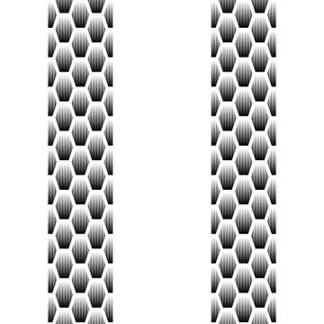 Linear tire track silhouettes Stock Illustration