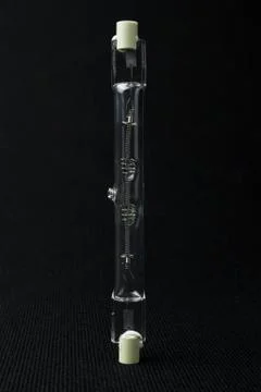 Linear tube halogen Stock Photos
