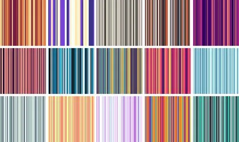Linear vector background expressing chromatic movement, structured alignment, Stock Illustration