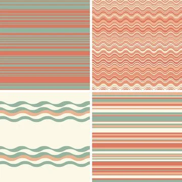 Linear vector background suitable surface patterns, packaging paper, fabric p Stock Illustration