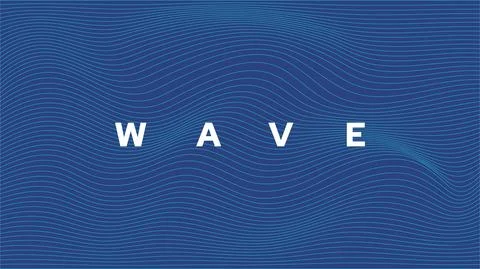 Linear Wave Patterns for Designs, Graphic Design Elements Stock Illustration