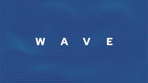 Linear Wave Patterns for Designs, Graphic Design Elements Stock Illustration