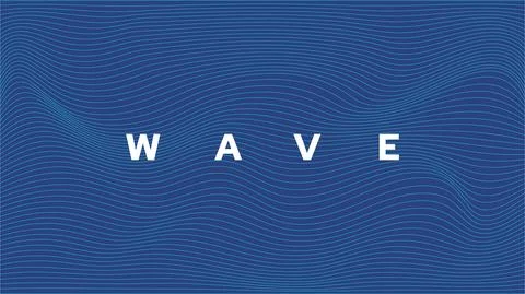 Linear Wave Patterns for Designs, Graphic Design Elements Stock Illustration