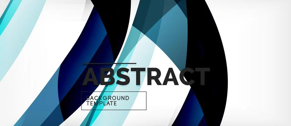 Linear wave web template. Vector illustration bright design. Decorative print Stock Illustration