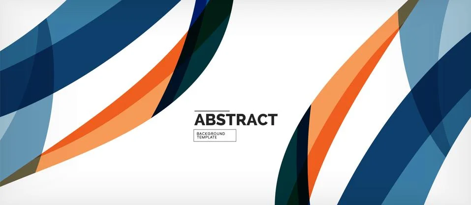 Linear wave web template. Vector illustration bright design. Decorative print 스톡 일러스트