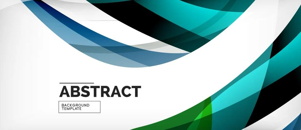 Linear wave web template. Vector illustration bright design. Decorative print 스톡 일러스트
