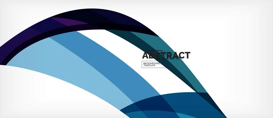 Linear wave web template. Vector illustration bright design. Decorative print 스톡 일러스트