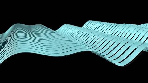 Linear Waves, Loop Alpha 스톡 동영상 39976466