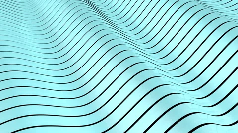 Linear Waves, Loop Alpha Stock Footage 39982212