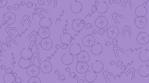 Lineart Pattern Seamless Background Loop 01 Stock Footage 322954079