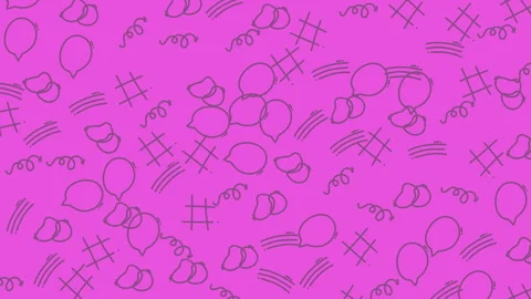 Lineart Pattern Seamless Background Loop 02 Stock Footage 322954133