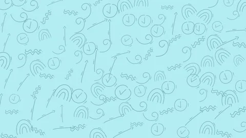 Lineart Pattern Seamless Background Loop 09 Stock Footage 322954528