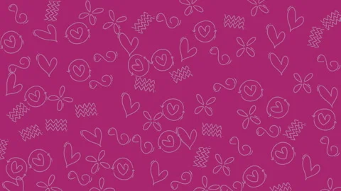 Lineart Pattern Seamless Background Loop 10 Stock Footage 322954667