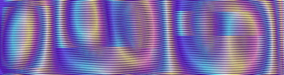 Lined abstract rounded texture with calm lines and moire effect. Stock Illustration